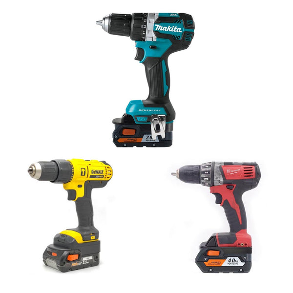 Bundle RIDGID 18V to DeWalt Makita and Milwaukee