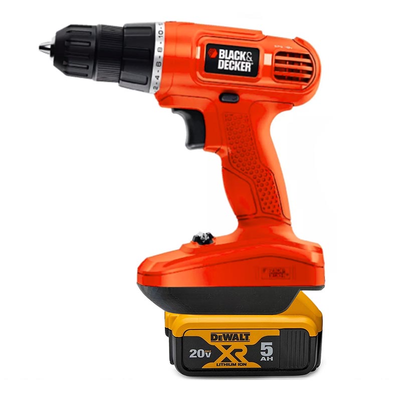 Black and decker 18v to dewalt 20v adapter shop